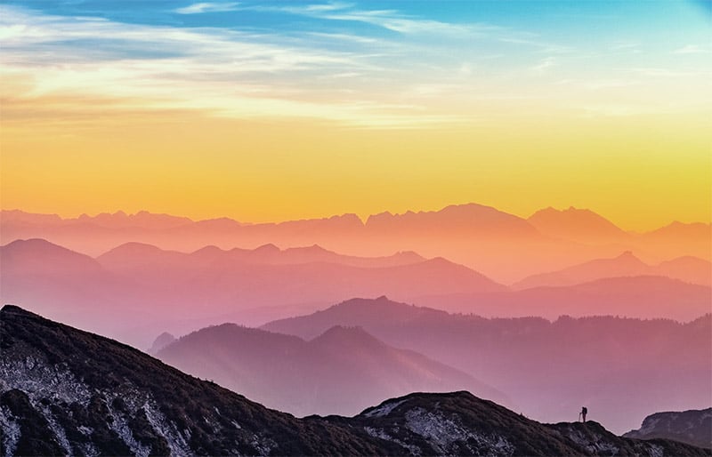 A photo of mountain ranges 1